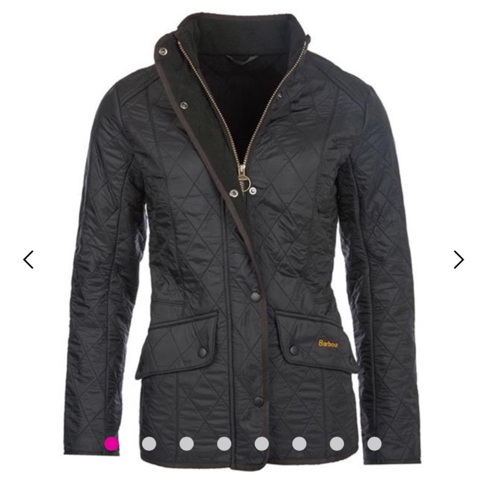 Barbour Black Cavalry Polarquilt Jacket Women’s XS